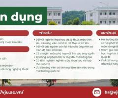 THÔNG BÁO TUYỂN GIẢNG VIÊN  Số lượng: 10 giảng viên ???? Khoa: Công nghệ và Kỹ thuật tiên tiến